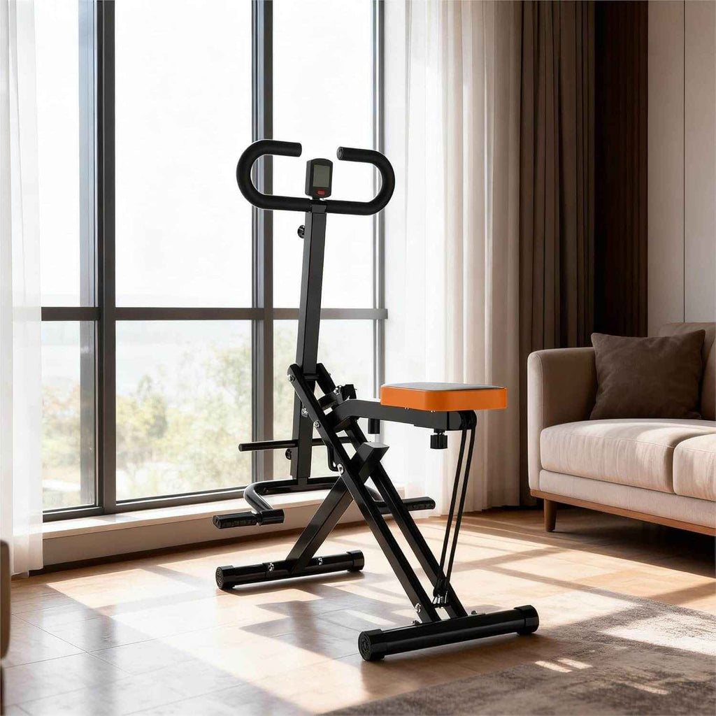 Foldable Squat Machine with Resistance Bands – Glute and Hip Thrust