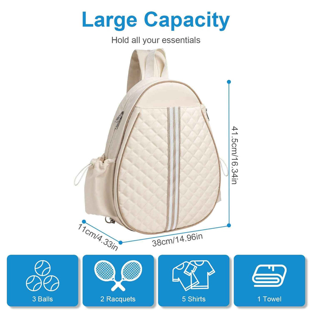 Waterproof Pickleball Sling Bag – Sports Backpack (Men and Women)