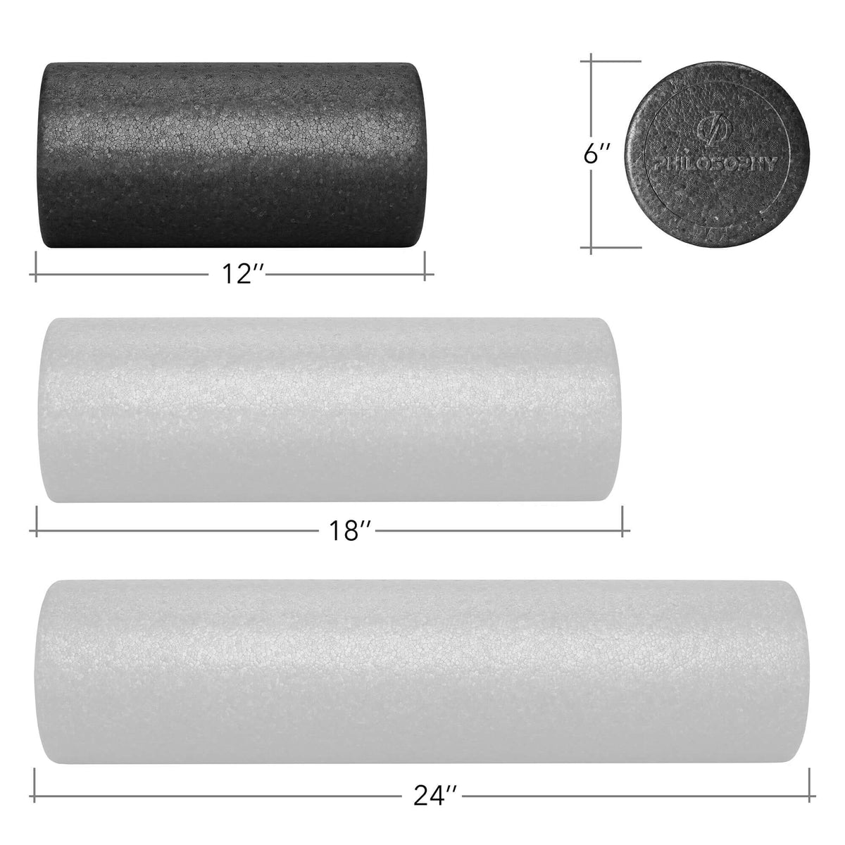 High-density foam roller for muscle recovery designed for self-massage and myofascial release.