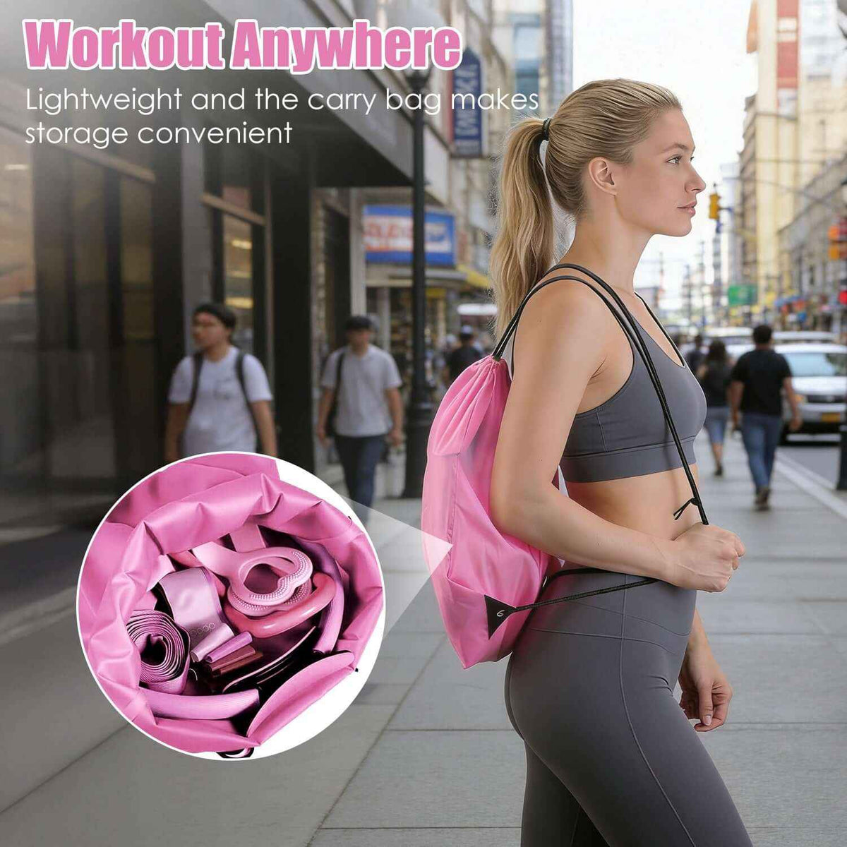 14-Piece Pilates Kit for Women – Yoga Ball, Resistance Bands, and More