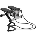 Mini Stair Stepper with Resistance Bands – LCD Monitor, Quiet, 330 lb
