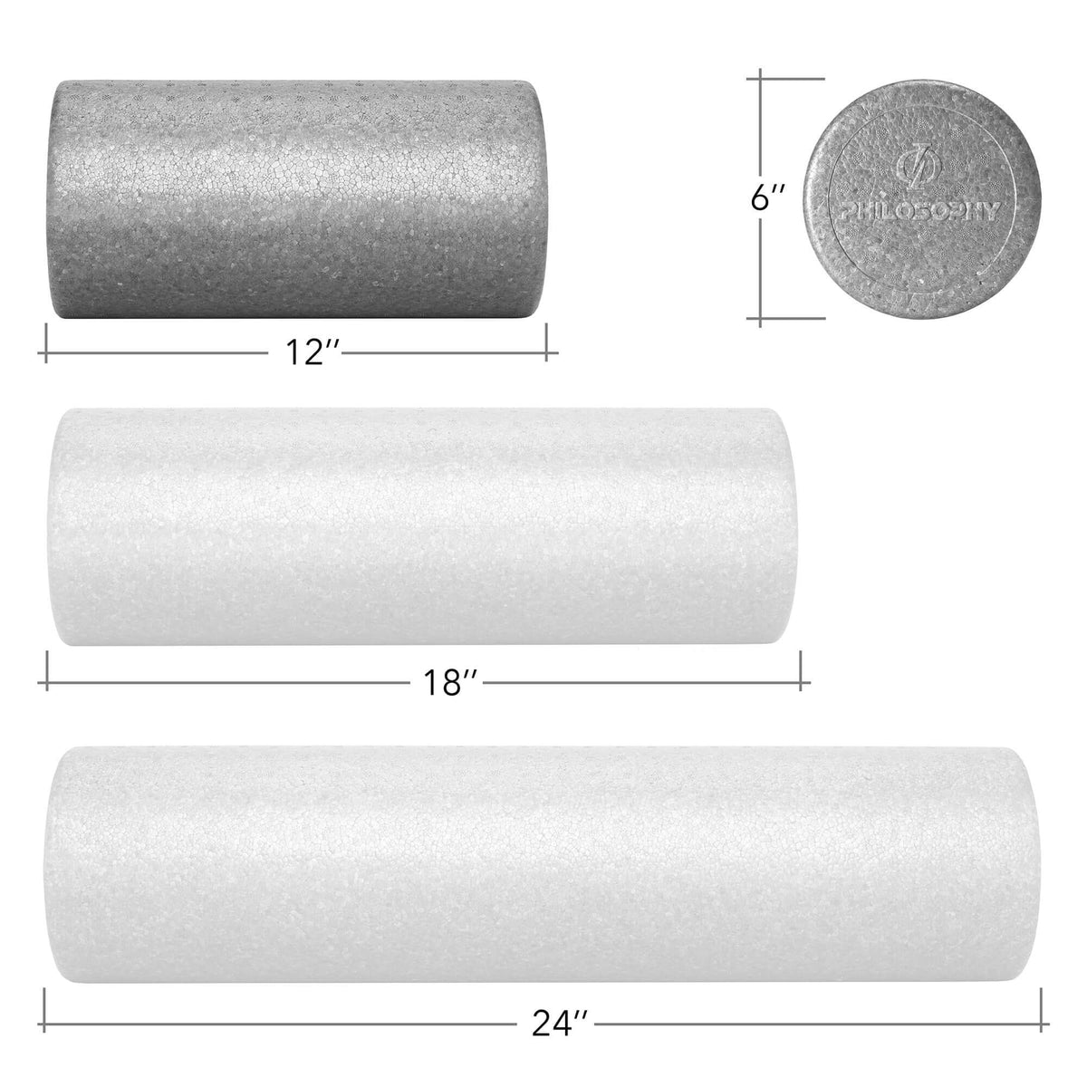 High-density foam roller for muscle recovery designed for self-massage and myofascial release.