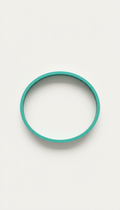 Teal Resistance Band With Non-Slip Grip