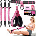3-tube resistance bands for women for Women–Foot Pedal and Ab Trainer