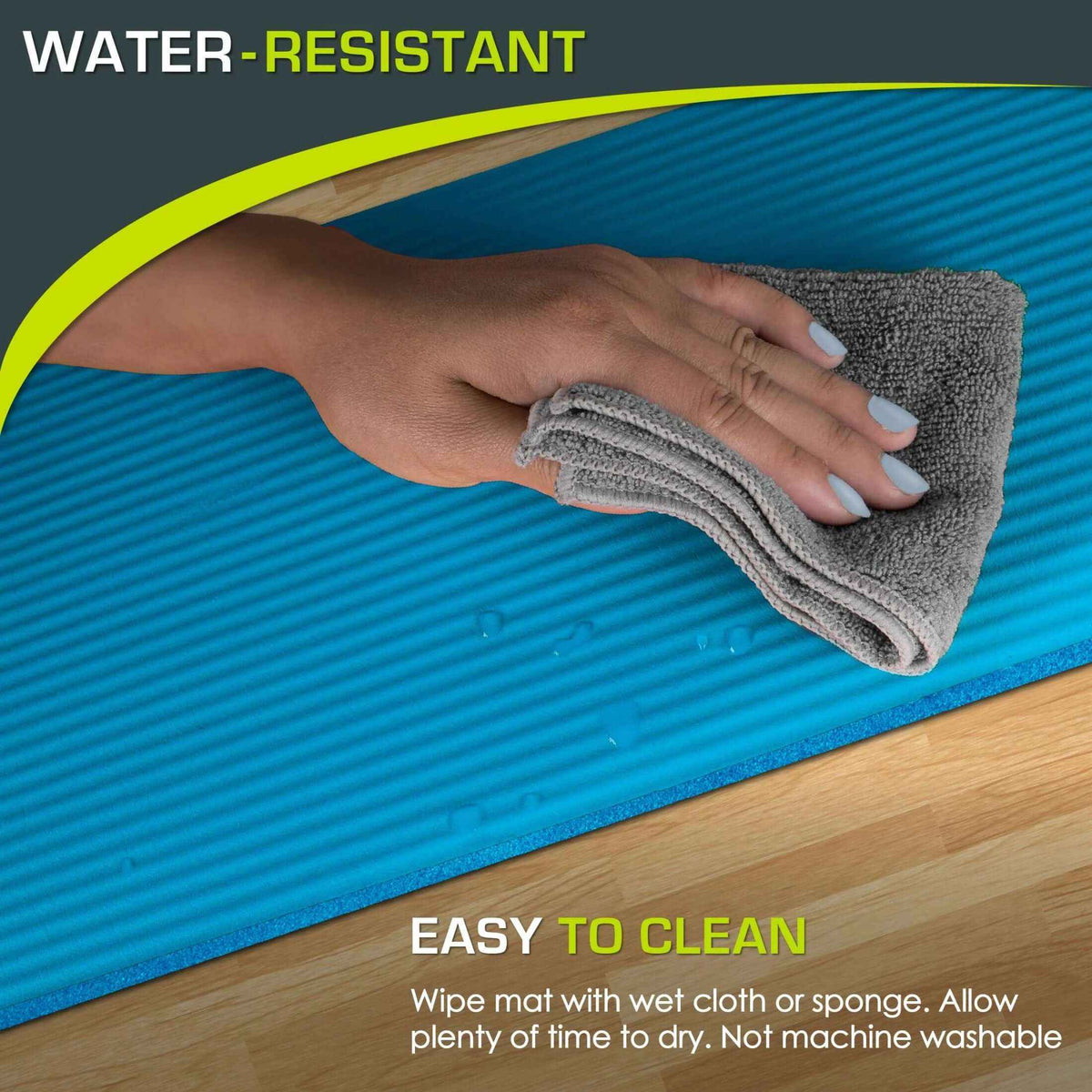 High-Density Yoga Knee Pad, Elbow Cushion,15mm NBR Foam, Non-Slip