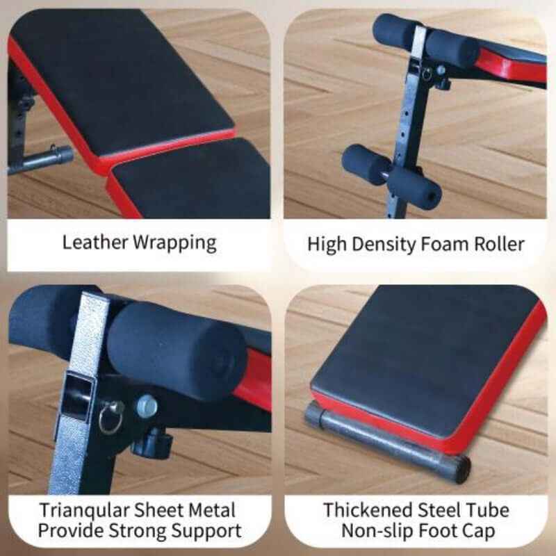 Adjustable Foldable Weight Bench –Multi-Position Training Bench,500 lb