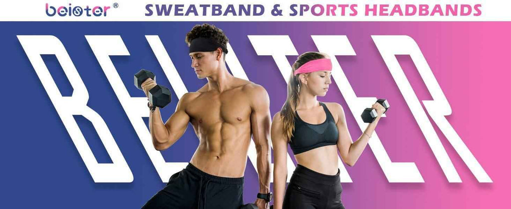 Non-Slip Workout Headbands 5-Piece – Sports Sweatbands