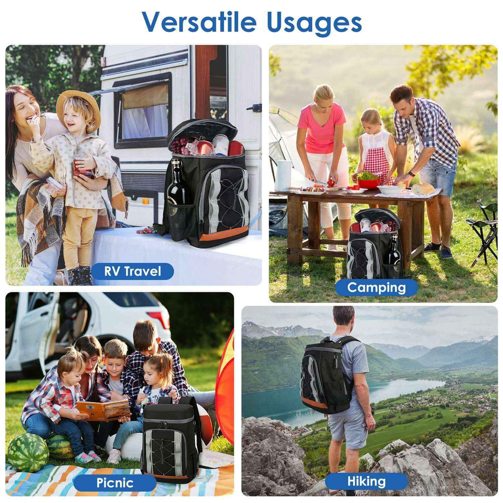 25L insulated cooler backpack Leakproof,36-Can,4-5 Hour Cold Retention