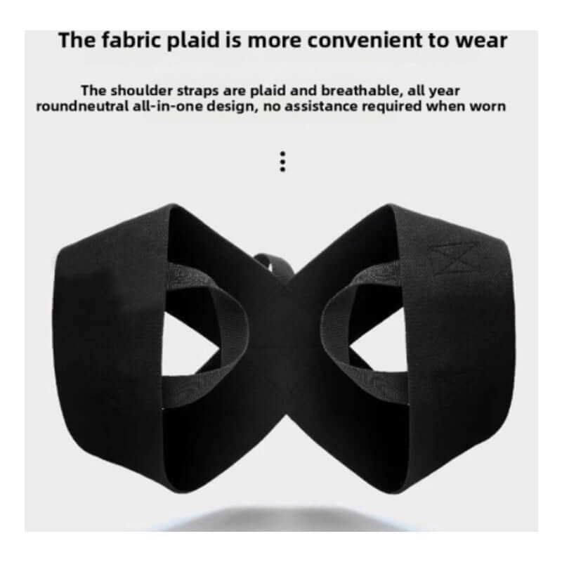 Adjustable posture corrector straps providing support for better spinal alignment during workouts.