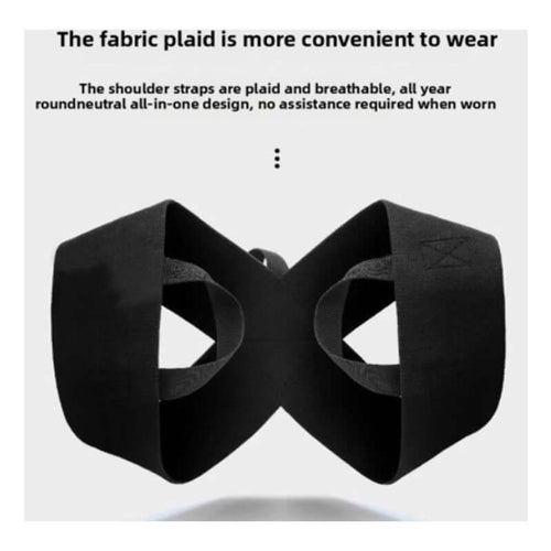 Adjustable posture corrector straps providing support for better spinal alignment during workouts.