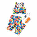 Sweat Squad performance workout set leggings and sports top