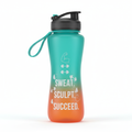 Sweat Squad motivational gym water bottle